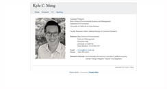 Desktop Screenshot of kylemeng.com